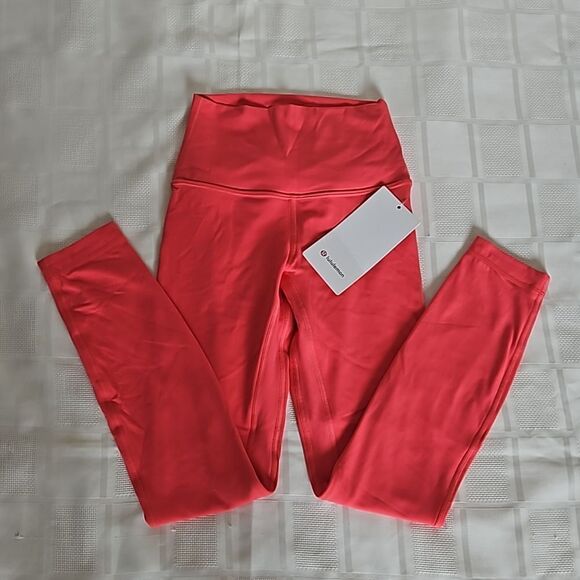 Lululemon High-Rise Align HR Pant Size 2 Pink - Picture 1 of 16